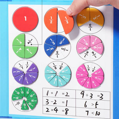 Playbino BreukenMaster - Magnetisch Houten Breukenboek - Breuken leren