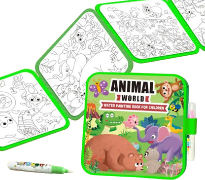 Playbino Waterboek - Magisch kleuren met waterstiften