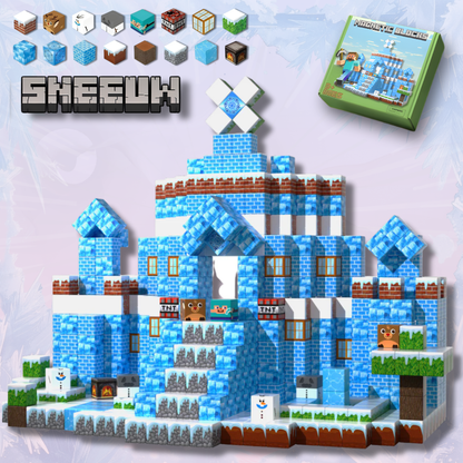 Playbino Minecraft Magnetische Bouw Blokken 100 Stuks