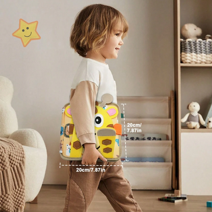 Playbino Busy Book - Vilt Montessori activiteitenboek - Leer spelenderwijs