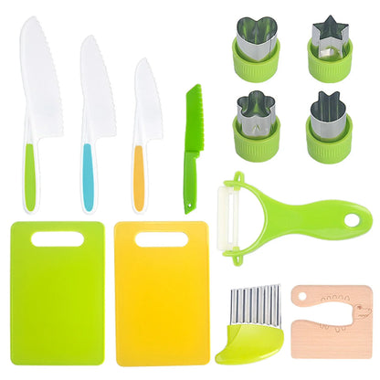 Playbino Kleine Chef Set - Kindvriendelijke kookset met veilige hulpmiddelen