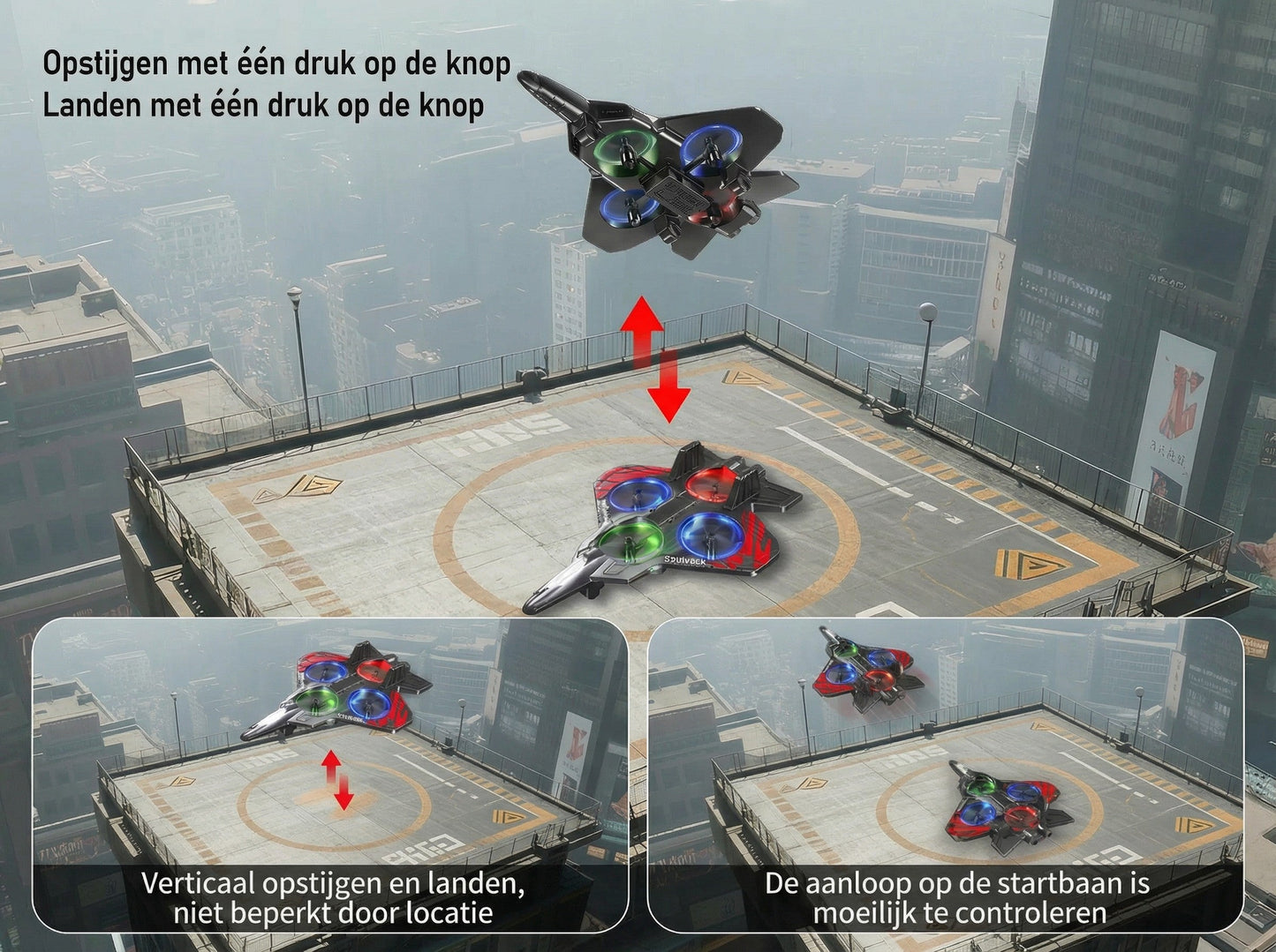 Playbino CloudCruiser - Lichtgewicht bestuurbaar vliegtuigje