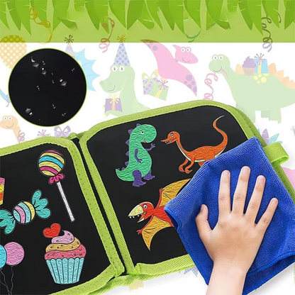 Playbino TekenWizard - Draagbaar en uitwisbaar kleurboek voor kinderen