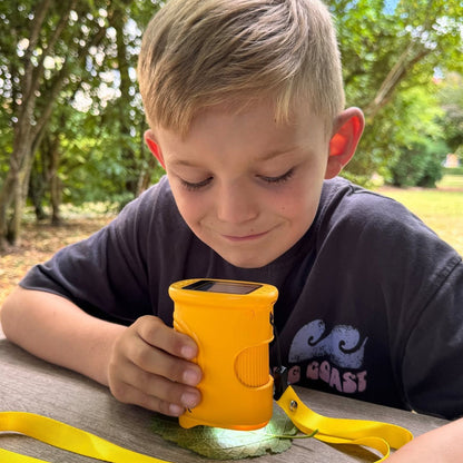Playbino OntdekScope - Draagbare kindermicroscoop met ingebouwd HD-scherm