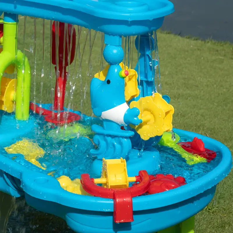 Playbino AcquaOntdekker - 3-laags zand- en waterspeeltafel met accessoires