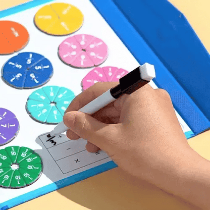 Playbino BreukenMaster - Magnetisch Houten Breukenboek - Breuken leren