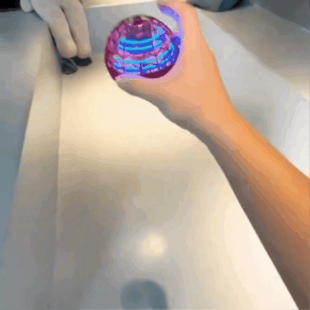 Playbino MagicBoemerang - Magische Vliegende Bal & Mini Drone bal met LED
