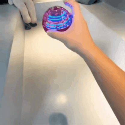 Playbino MagicBoemerang - Magische Vliegende Bal & Mini Drone bal met LED