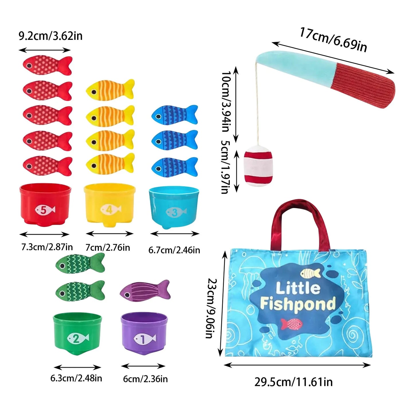 Playbino OceanBuddy - Magnetisch Visspel met Opbergtas - Goed voor Motoriek & Educatief