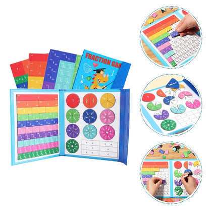 Playbino BreukenMaster - Magnetisch Houten Breukenboek - Breuken leren