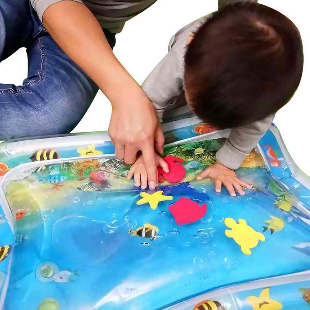Playbino Baby Watermat – Vulbare Speelmat met Bewegende Zeediertjes