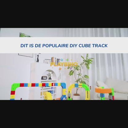 Playbino DIY Cube Track – Magnetische treinbaan voor creatief bouwen
